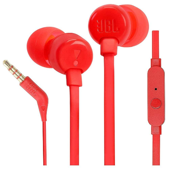 Ականջակալ Headset JBL TUNE 110 Red - ի նկար