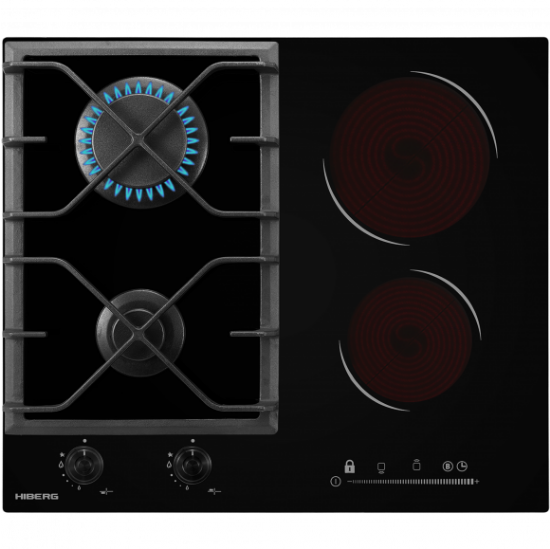 Picture of Built-in gas stove Hiberg VM 6021 B: