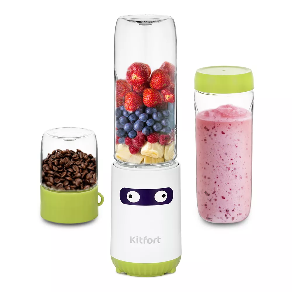 Picture of Blender Kitfort KT-3033-2 (White and Lime, 2 in 1)