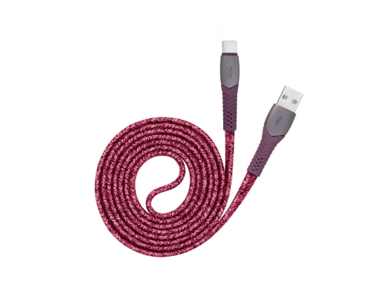 Մալուխ Rivacase PS6102 RD-12 Type-C 1.2m red - ի նկար