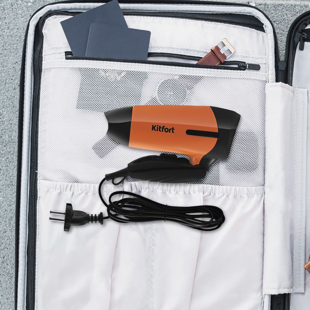 Picture of Hairdresser Kitfort KT-3243-2 (Black-Orange)