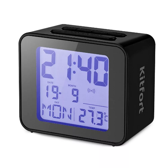 Picture of Clock with thermometer Kitfort KT-3303-1 Black