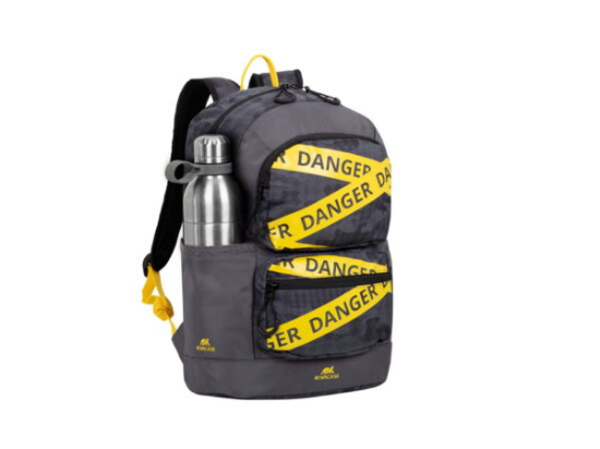 Picture of Backpack Rivacase 5421 Gray Camo Urban Backpack 14l / 12