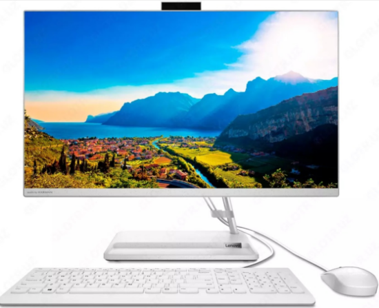 Picture of Taste. Lenovo Ideacentre AIO 3 24IAP7 I3-1215U / 8GB / SSD256GB / 23.8 "/ DOS / WHITE / F0GH01CERK
