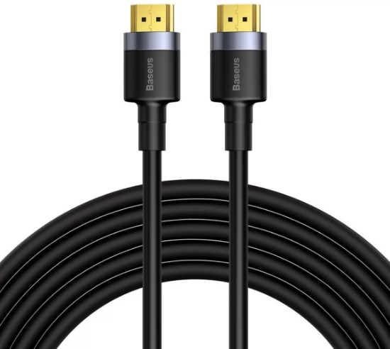 Picture of Cable Baseus Cafule 4KHDMI MALE TO 4KHDMI MALE ADAPTER CABLE 5M Black Cadklf-H01