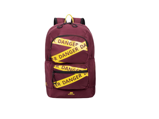 Picture of Backpack Rivacase 5421 Burgundy Red Urban Backpack 14l / 12