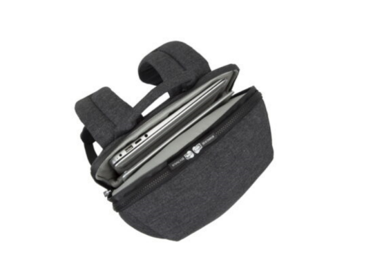 Պայուսակ Rivacase 8861 black melange MacBook Pro 16 and Ultrabook backpack 15.6" / 4 - ի նկար
