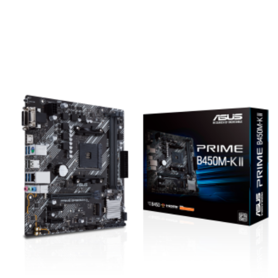 Picture of Maternal Tile Motherboard Asus Prime B450m-K II 90MB1600-M0EAY00