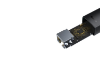 Picture of Adapter Baseus Lite Series Ethernet Adapter USB-A to RJ45 LAN PORT (100Mbps) Black WKQX000001