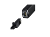 Picture of Adapter Baseus Lite Series Ethernet Adapter USB-A to RJ45 LAN PORT (100Mbps) Black WKQX000001