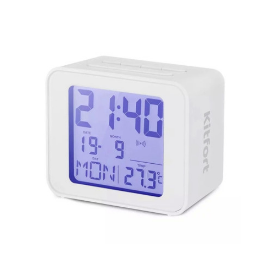 Picture of Clock with thermometer Kitfort KT-3303-2 white