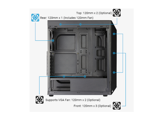 Picture of Computer Iran Case Aerocool Sard A-BK-V
