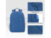 Picture of Bag Rivacase 7560 Blue Laptop Canvas Backpack: