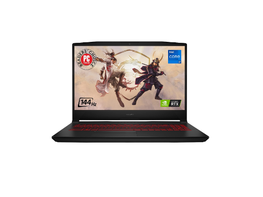Դյուր․համ Notebook MSI Katana GF66 12UD 1584F i7-12650H/16GB/SSD512GB/RTX3050Ti/15.6"/FHD/DOS/9S7-158422-678 - ի նկար