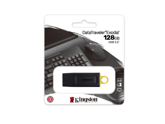 Հիշողության քարտ Flash Kingston 128GB DTX - ի նկար