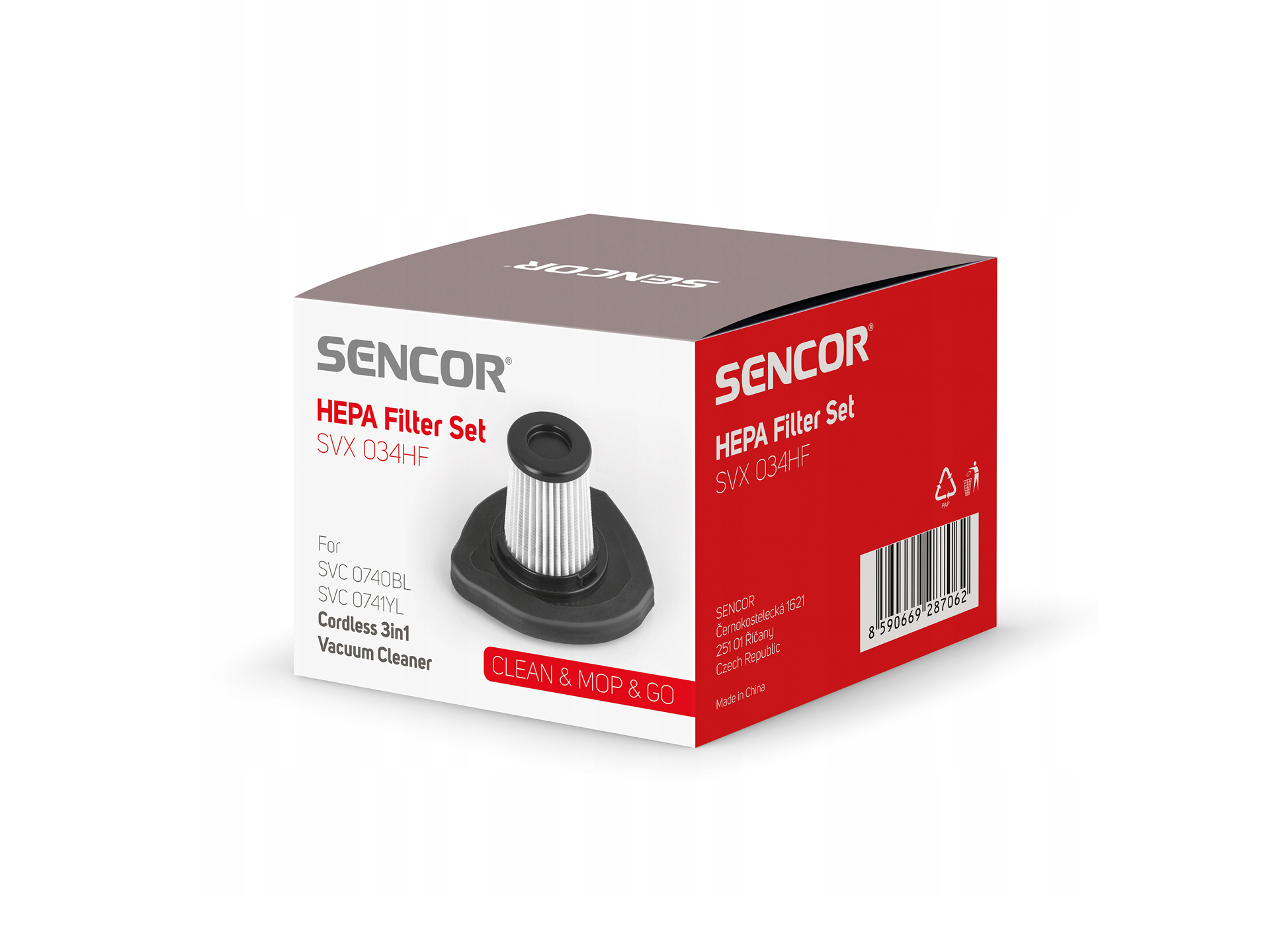 Փոշեկուլի ֆիլտր Sencor SVC 074x SVX034HF - ի նկար