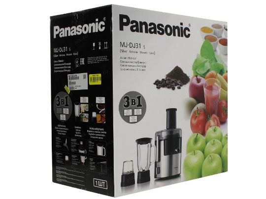 Հյութաքամիչ Panasonic SHA Juice Extractor MJ-DJ31STQ - ի նկար