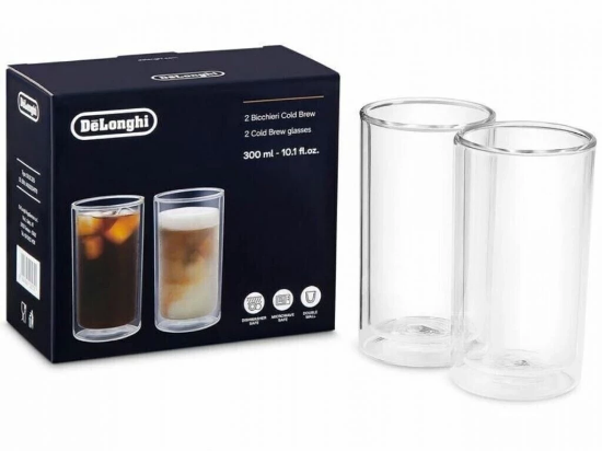 Picture of Coffee glass cups collection Delonghi DLSC325 2pcs 300ml