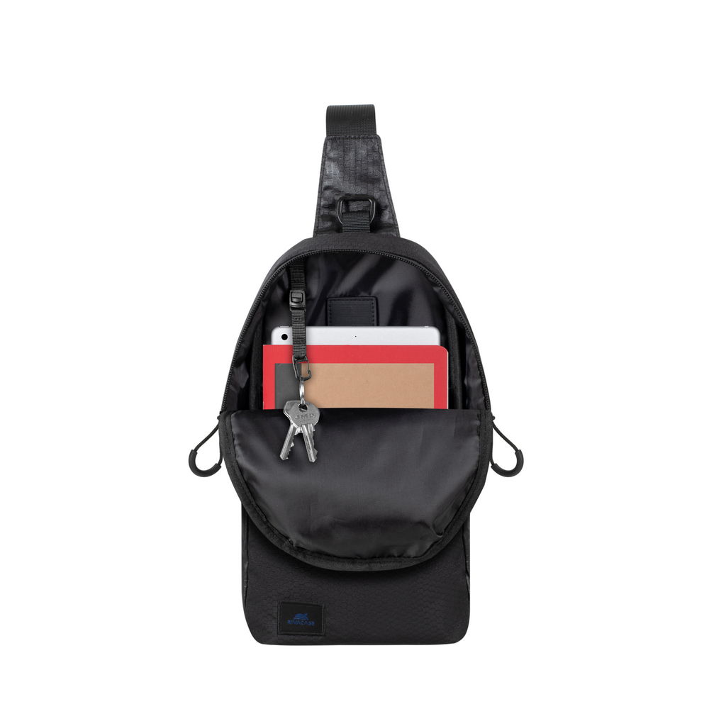 Picture of Bag Rivacase 5312 Black Dijon-Eco Sling Bag for Mobile Devices / 12