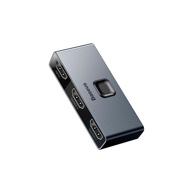 Բաժանարար Baseus Matrix HDMI switcher (2in1or 1in2) Space Gray CAHUB-BC0G - ի նկար