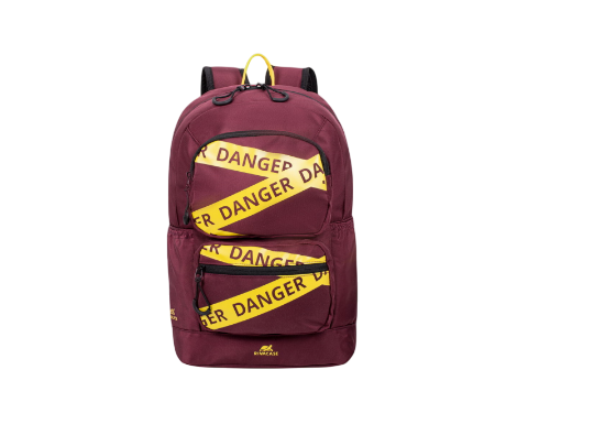 Picture of Backpack Rivacase 5421 Burgundy Red Urban Backpack 14l / 12