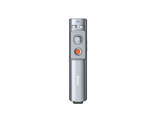 Picture of Remote Control Panel Baseus Orange Dot Wireless Presenter (Red Laser) Gray Acfyb-0g