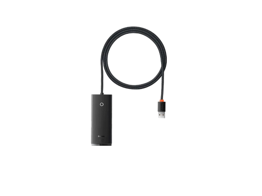 Picture of DOK station Baseus Lite Series 4-Port USB-A HUB ADAPTER (USB-A TO USB 3.0 * 4) 1M Black WKQx030101