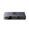 Բաժանարար Baseus Matrix HDMI switcher (2in1or 1in2) Space Gray CAHUB-BC0G - ի նկար