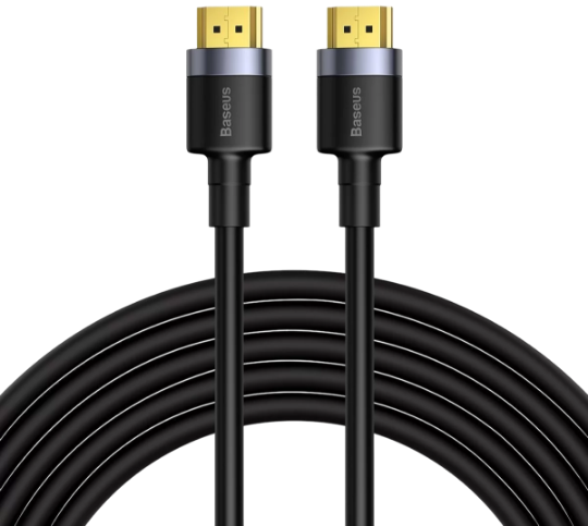 Picture of Cable Baseus Cafule 4KHDMI MALE TO 4KHDMI MALE ADAPTER CABLE 5M Black Cadklf-H01