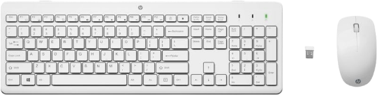 Picture of Keyboard and Mouse Keyboard Mouse HP 230 WL Combo White 3L1F0AA