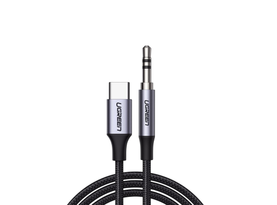 Picture of Cable UGREEN CM450 20192 USB-C Male to 3.5mm Male Audio Cable with Chip 1m