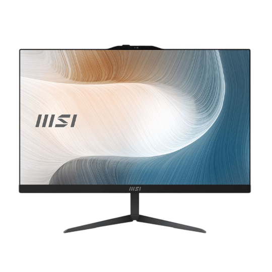 Համ․ AIO MSI Modern AM242 Pentium 8505/4GB/SSD128GB/23.8"/DOS/Black/9S6-AE0711-445 - ի նկար