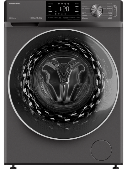 Լվացքի մեքենա չորանոցով HIBERG i-DDQ6A - 12814 Sd - ի նկար